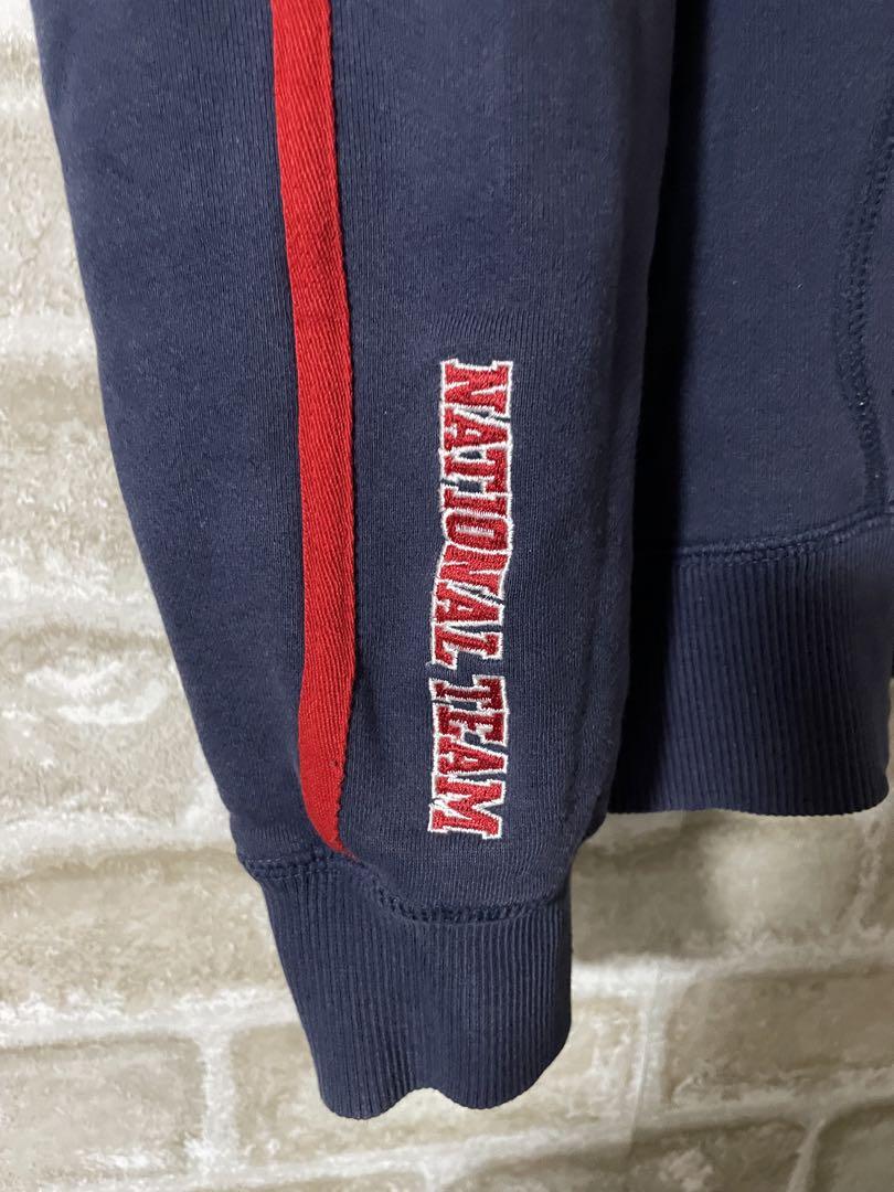 ビンテージ　NIKE メンズL パーカー　NBA USA代表　刺繍ロゴ