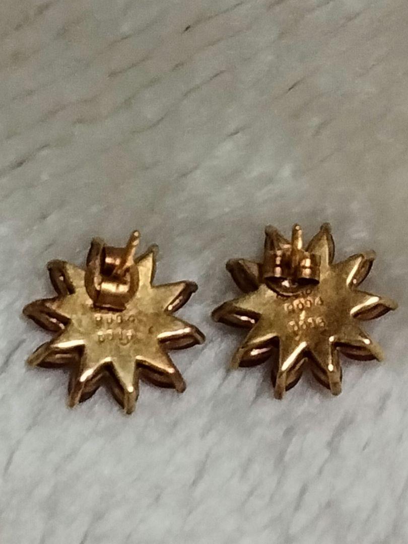 ヘ*ゴ様 ルビー&ダイヤモンド　ピアス　Ｋ18
