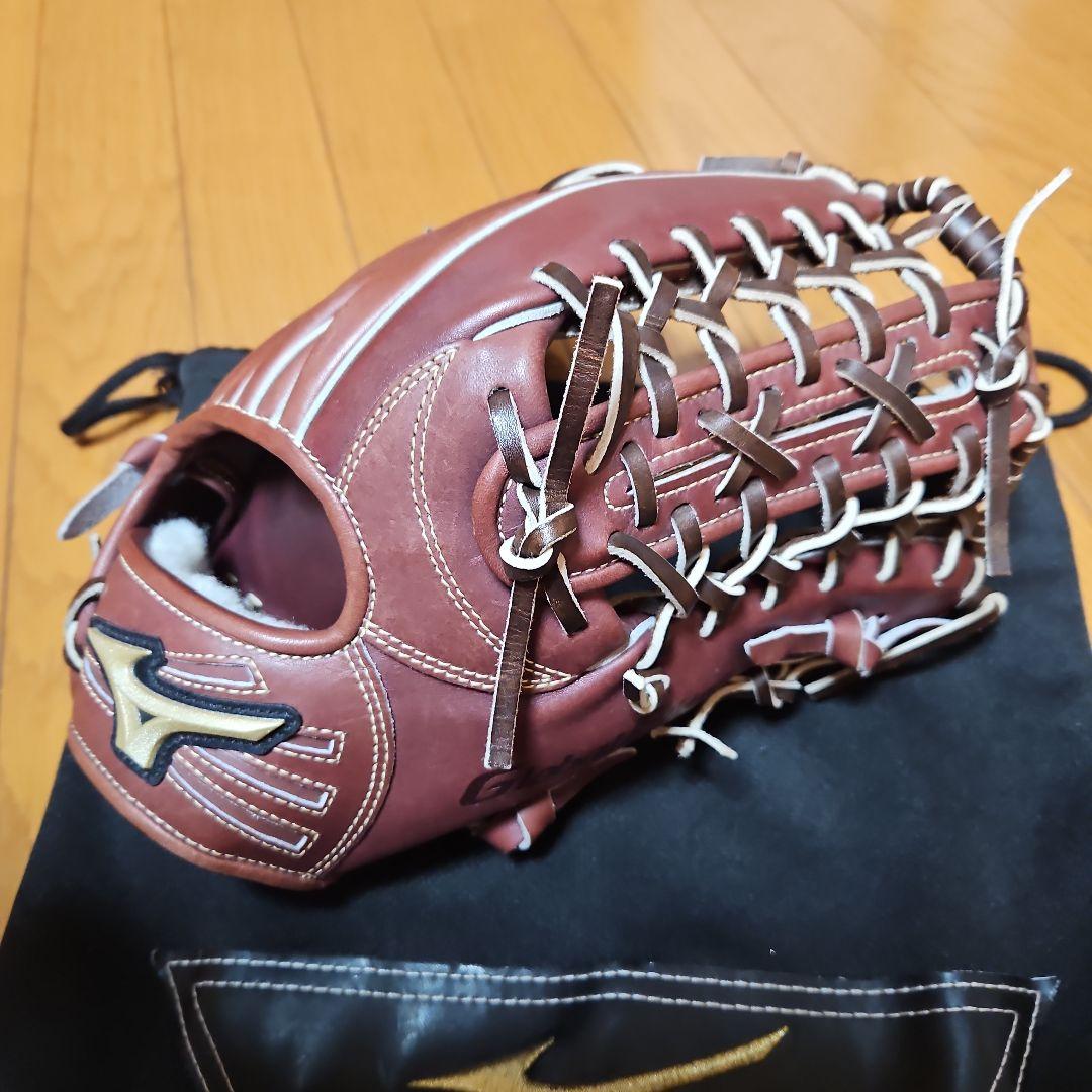 Mizuno Global Elite 野球グローブ ブラウン