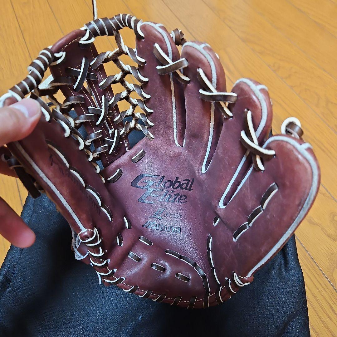 Mizuno Global Elite 野球グローブ ブラウン