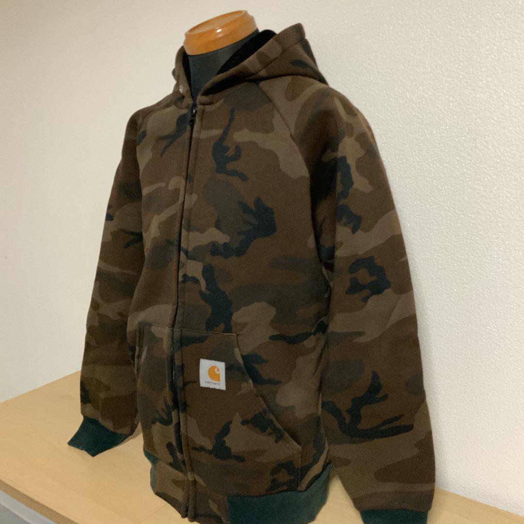b9. 裏起毛ジップアップ迷彩柄パーカー ZWdUr-m10275984477 カーハート 在庫お得
