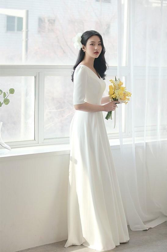 初売り 福袋 C210 人気 床付き シンプルスレンダー 花嫁衣装 リゾート結婚式 スーツ・フォーマル・ドレス