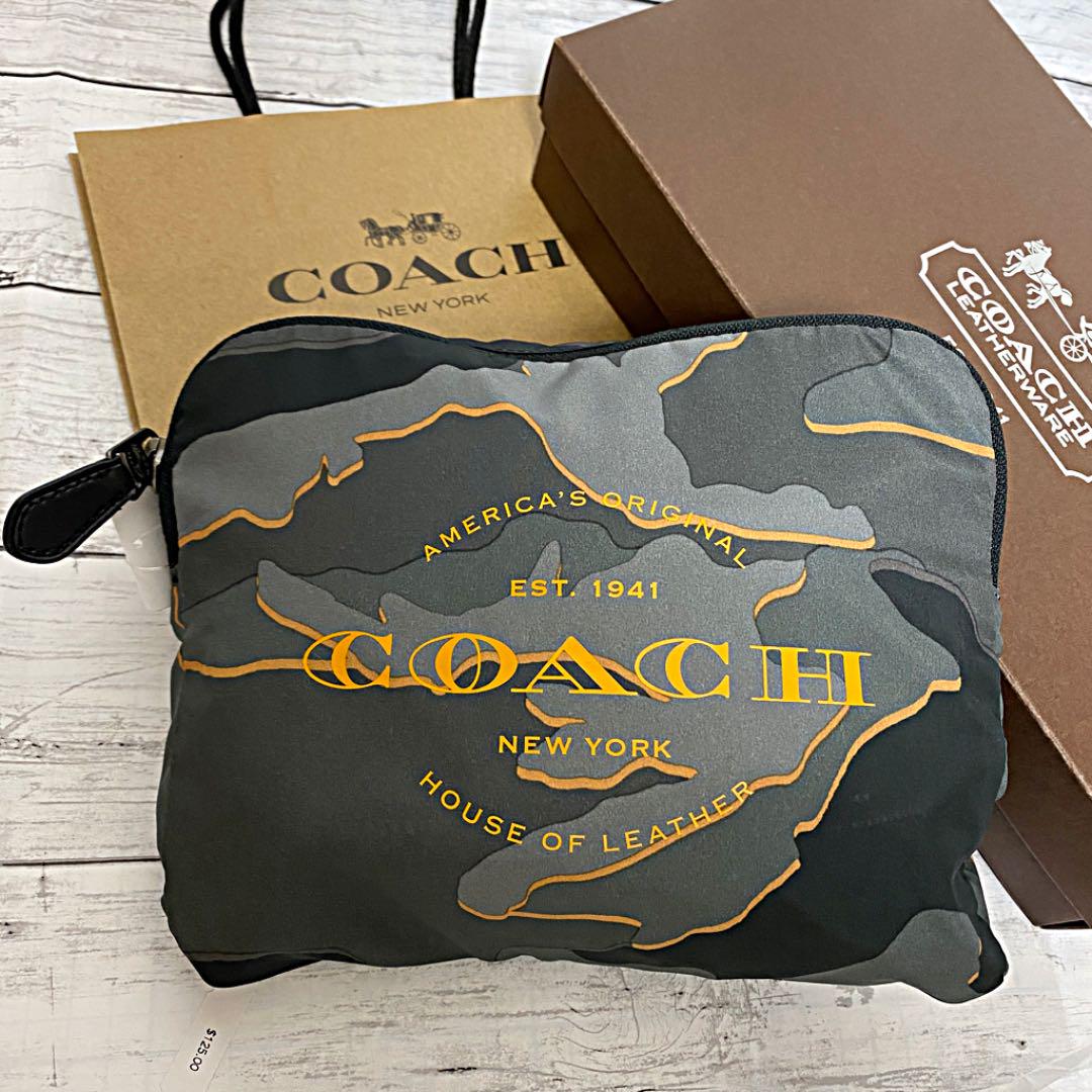 コーチ ☆新品☆COACH メンズ バックパック 迷彩柄 /リュック