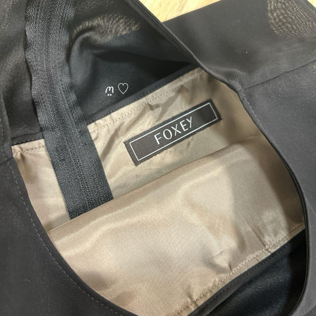 FOXEY フォクシー シフォンプリーツワンピース 38 ドレス チュール 画像6