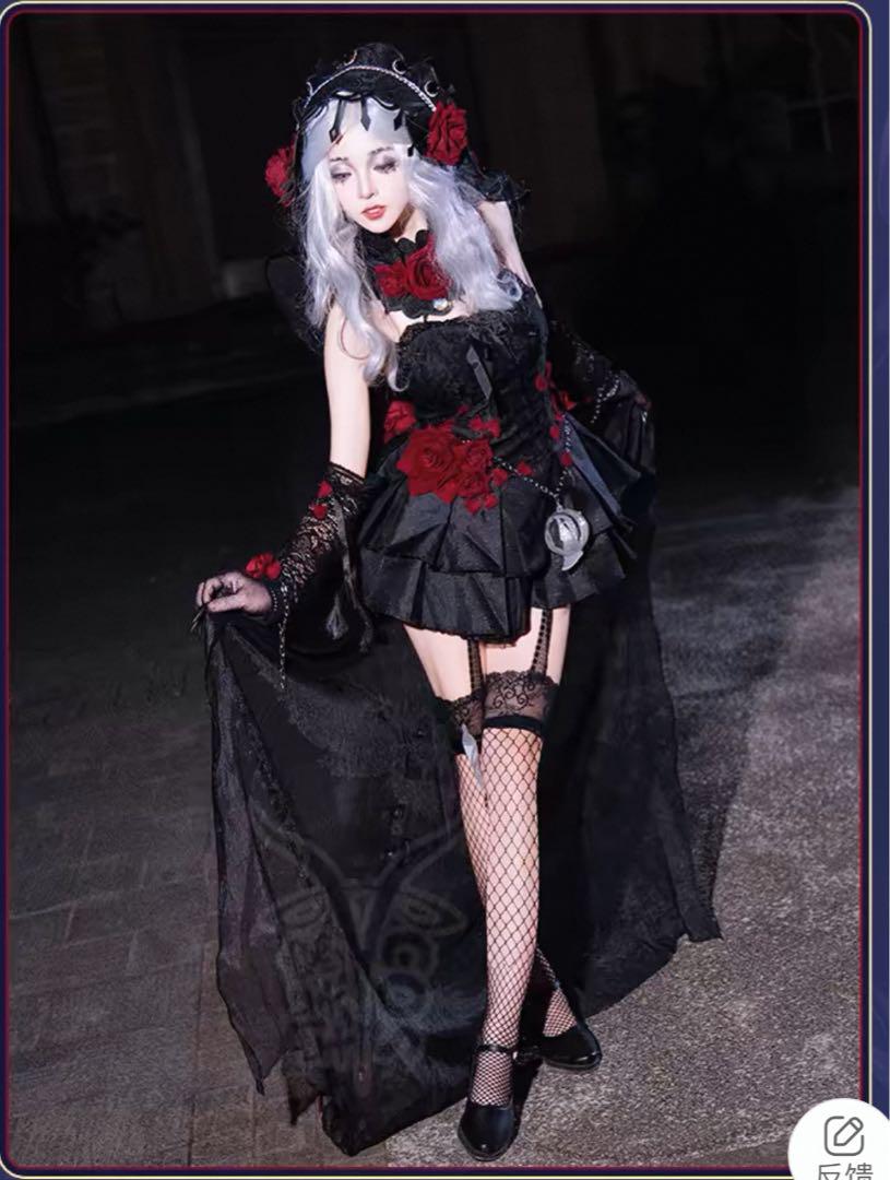 ❤️第五人格 ❤️魔女の夜 ❤️心理学者 ❤️長夜 衣装 ❤️二次❤️コスプレウィッグ付き