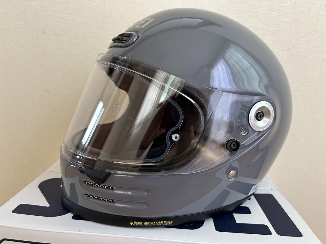 美品】SHOEI Glamster バサルトグレー Lサイズ - メルカリ