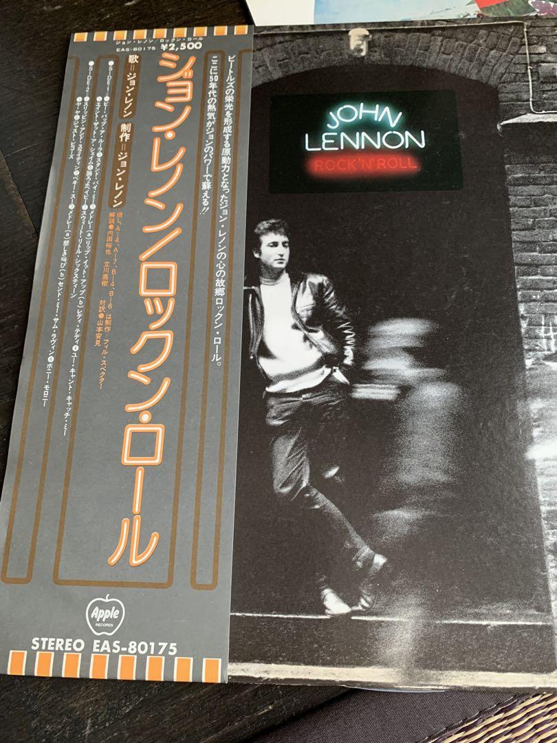 昭和 LP盤 レコード ジョンレノン/ロックンロール 片面は試聴