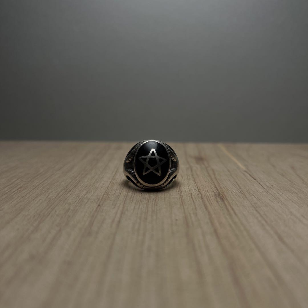 Star Design Silver Ring AZ950 19mm アクセサリー