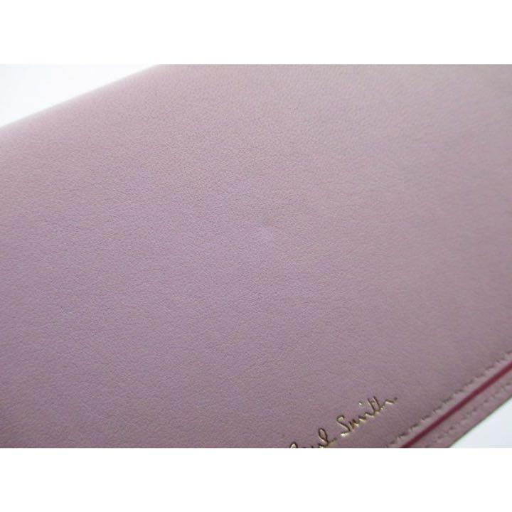 お得豊富な お買い得 新品 箱付 ポールスミス 長財布 かぶせ ピンク wq64G-m10292932692 全国無料