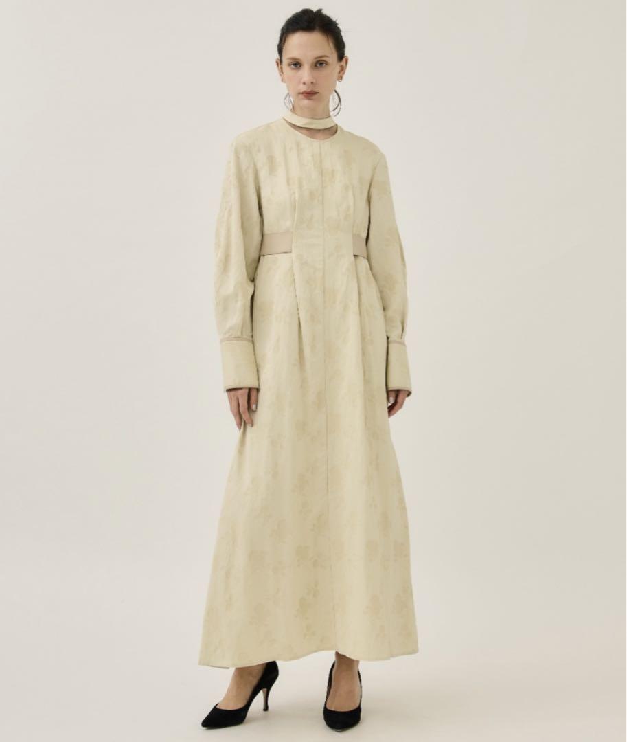 2023AW clane  ジャガードワンピース ドレス