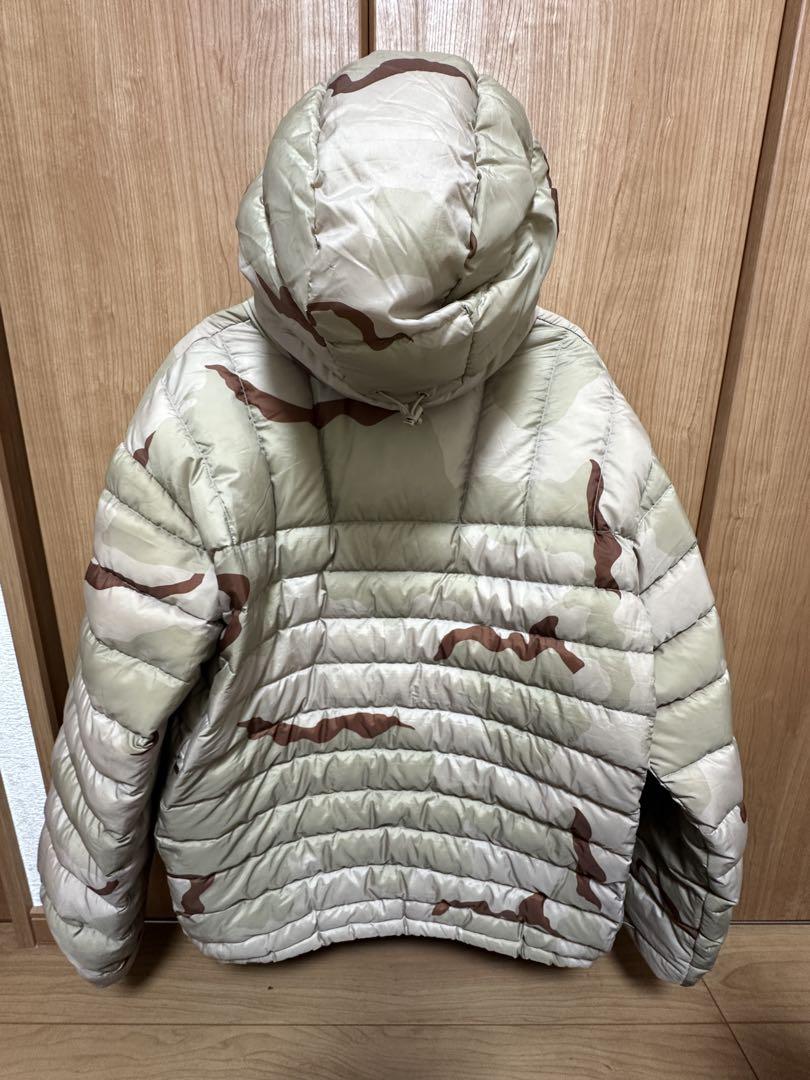 Micro Down Half Zip Hooded Pullover 新品 L