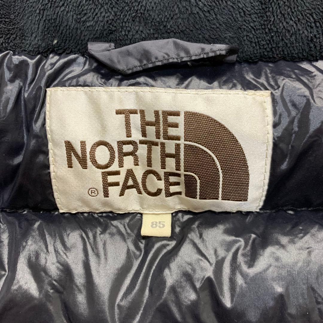 ノースフェイス ミドル丈 キルティングダウンコート 女性 黒 M 皮パッチロゴ ノースフェイス ミドル丈 キルティングダウンコート 女性 黒 M 皮パッチロゴ