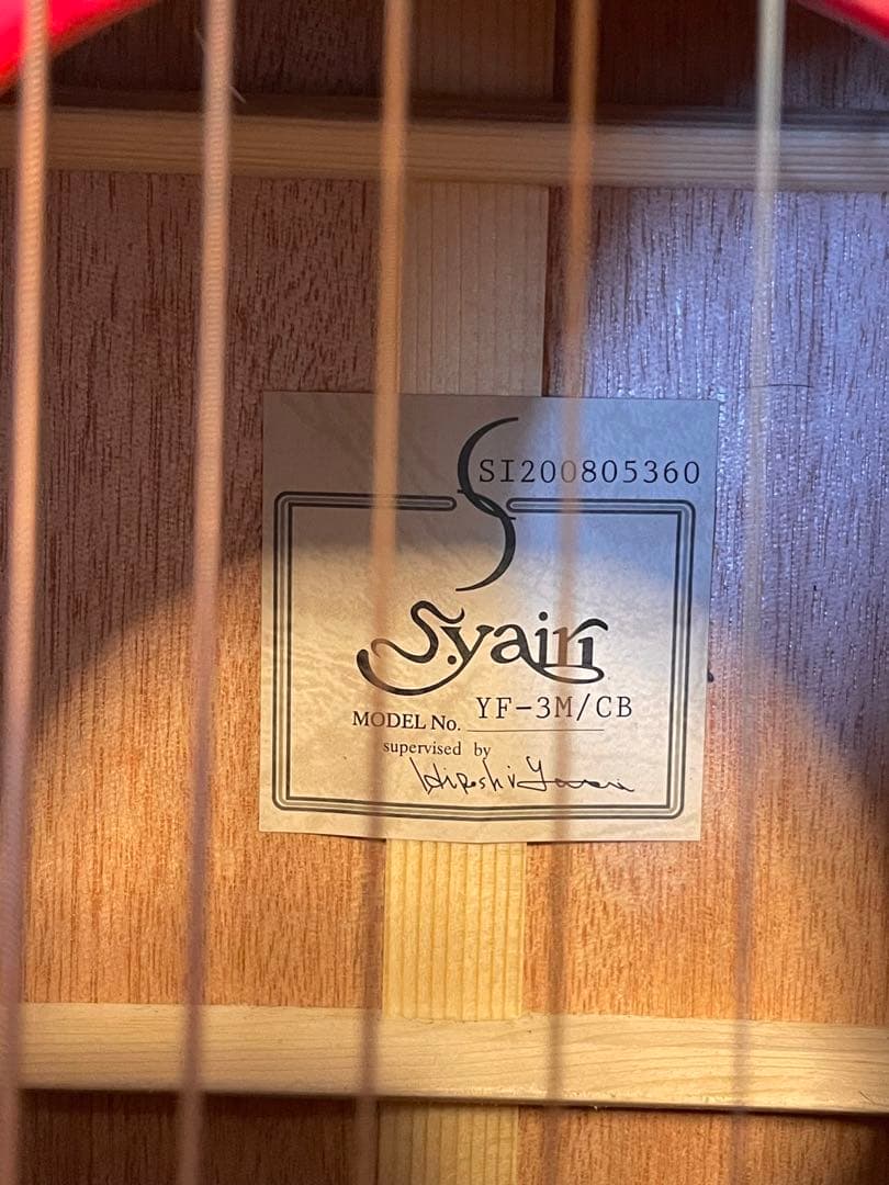 初心者セット】Syain YF-3M/CB アコースティックギター 使い勝手の良い