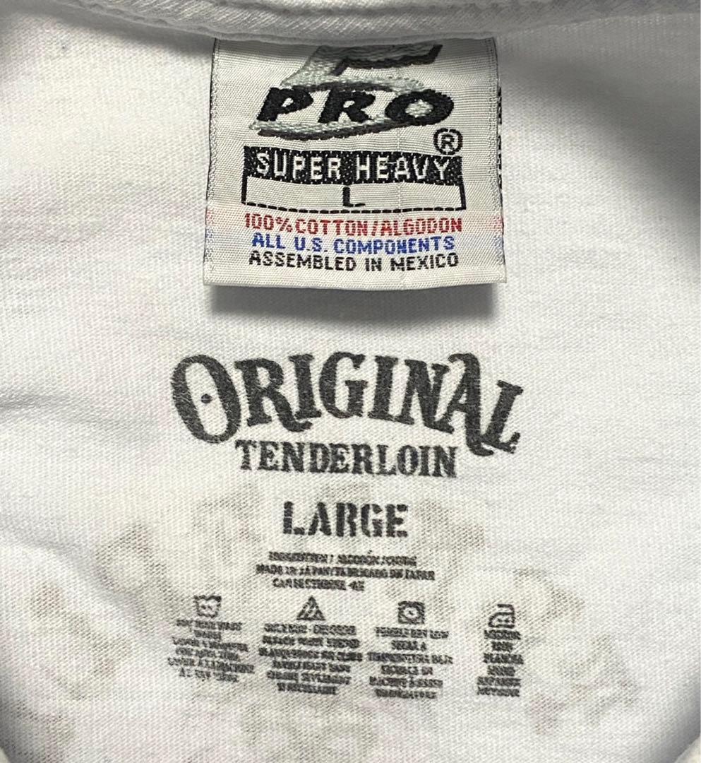 18SS Lサイズ テンダーロイン TEE QB Tシャツ ホワイト
