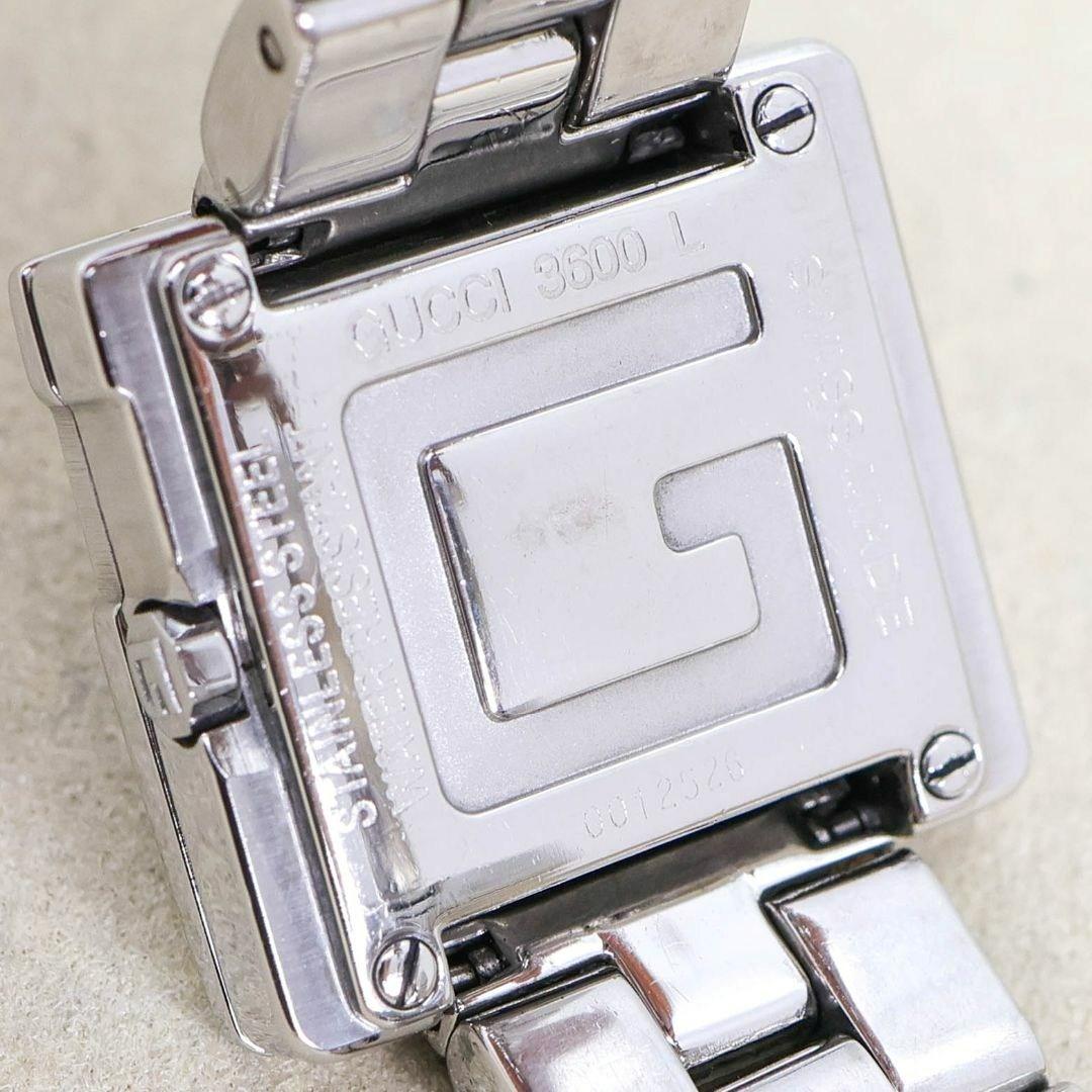 稼働 GUCCI 腕時計 3600L Gベゼル レディース ステンレス 2123
