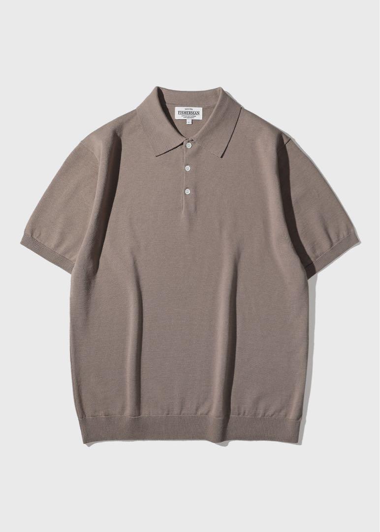 （完売）less get more cotton plain polo L