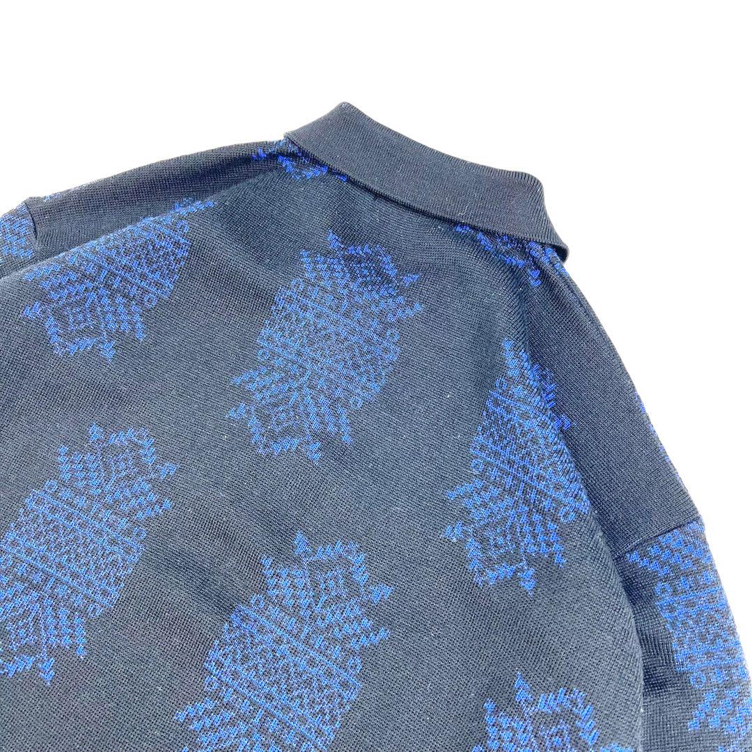 【最高級】 YVES SAINT LAURENT ウール ニット ポロシャツ