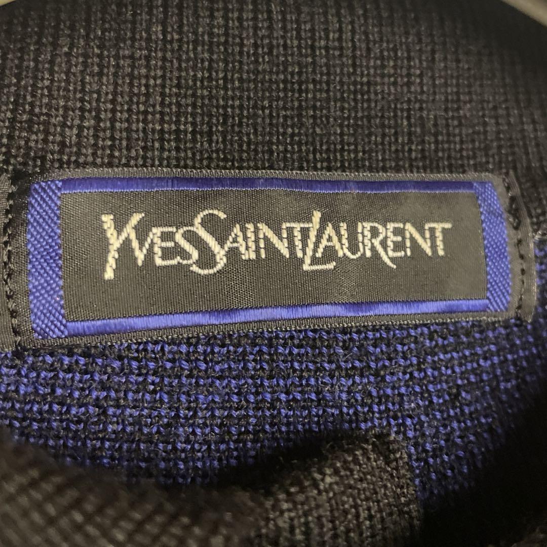 【最高級】 YVES SAINT LAURENT ウール ニット ポロシャツ