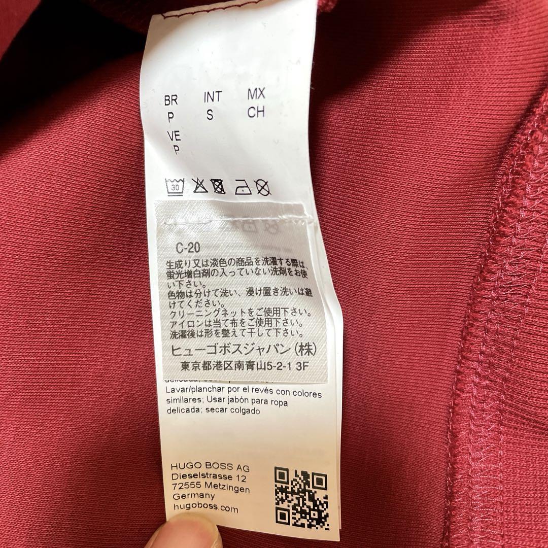 【新品タグ付】赤タグHUGO BOSS 赤 トレーナー スウェット