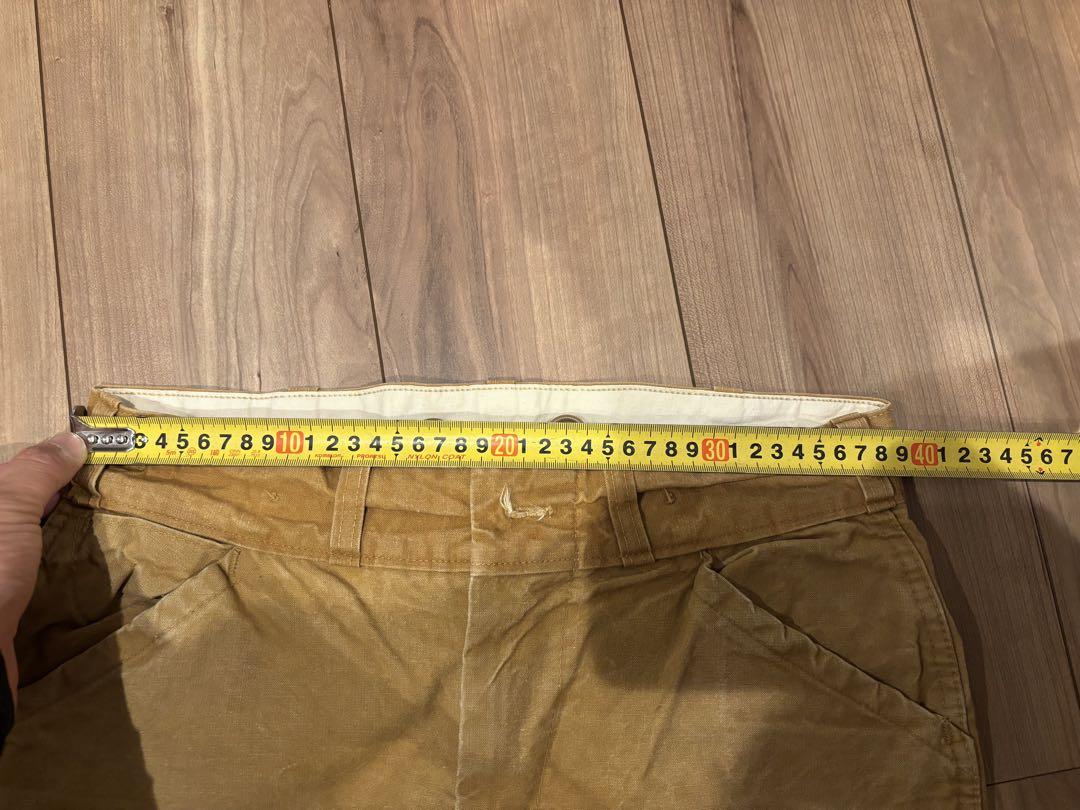 LL Bean ダック パンツ 古着 ワーク サスペンダー 付 エルエルビーン