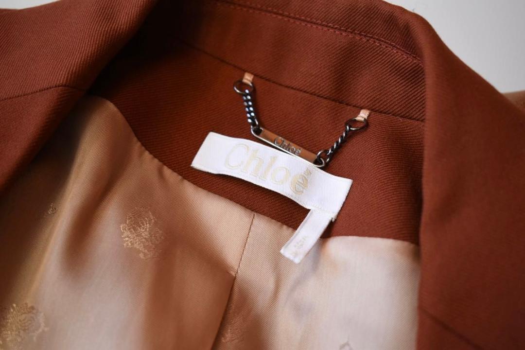 【Chloe/クロエ】近年モデル テーラードジャケットコート 36/S ウール