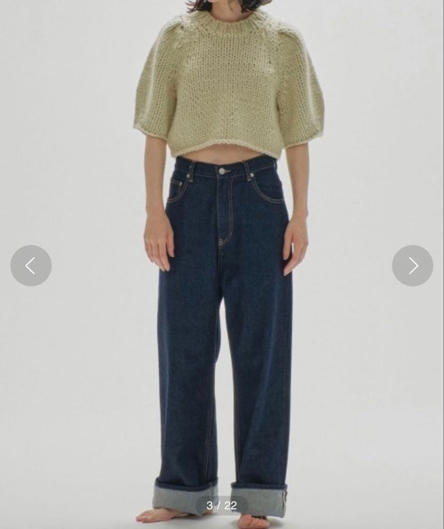 TODAYFUL Puffsleeve Hand Knit