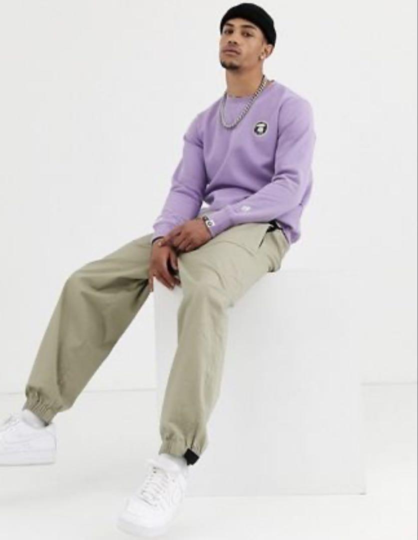 AAPE By A Bathing Ape ワンポイントロゴスウェットレーナー