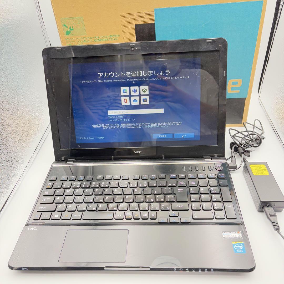 エヌイーシー ラヴィ ノートパソコン ブラック 0508-S5910h