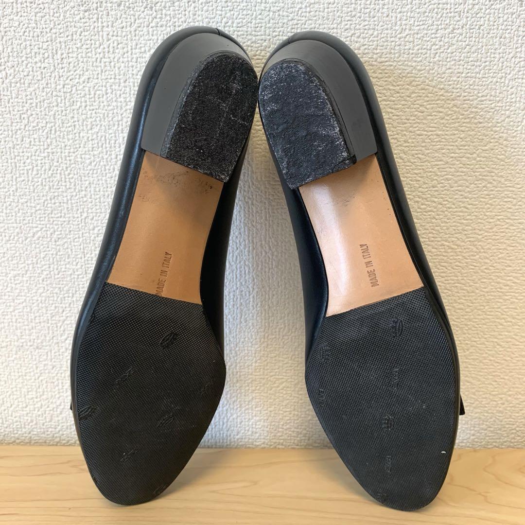 【Salvatore Ferragamo】ヴァラリボン パンプス 6h ブラック