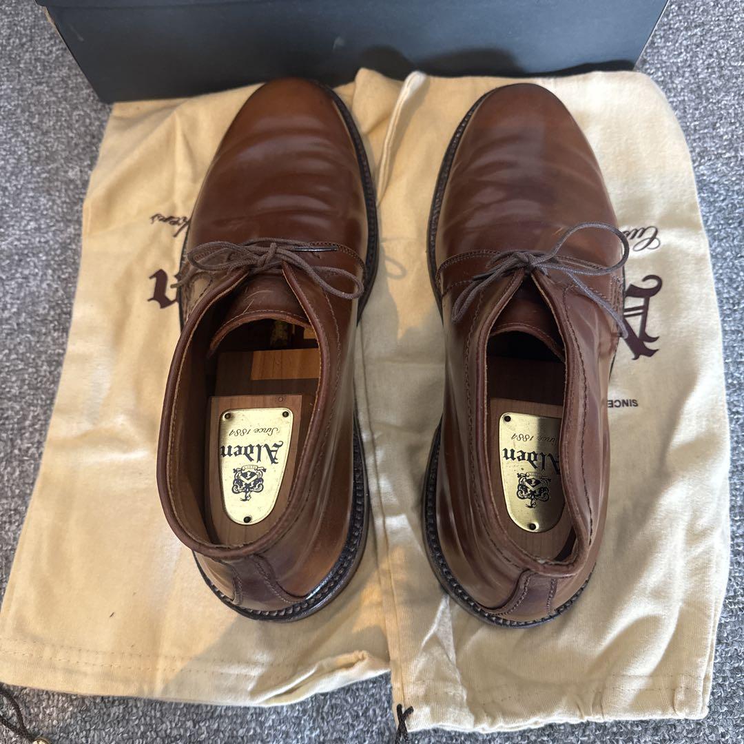 Alden ブラウン コードバン　チェッカーブーツ