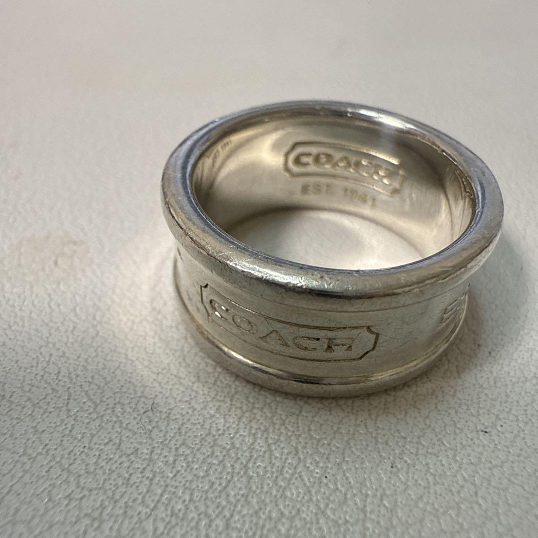 【本物保証】 COACH 12号 1941 EST. リング 指輪 925 シルバー アクセサリー