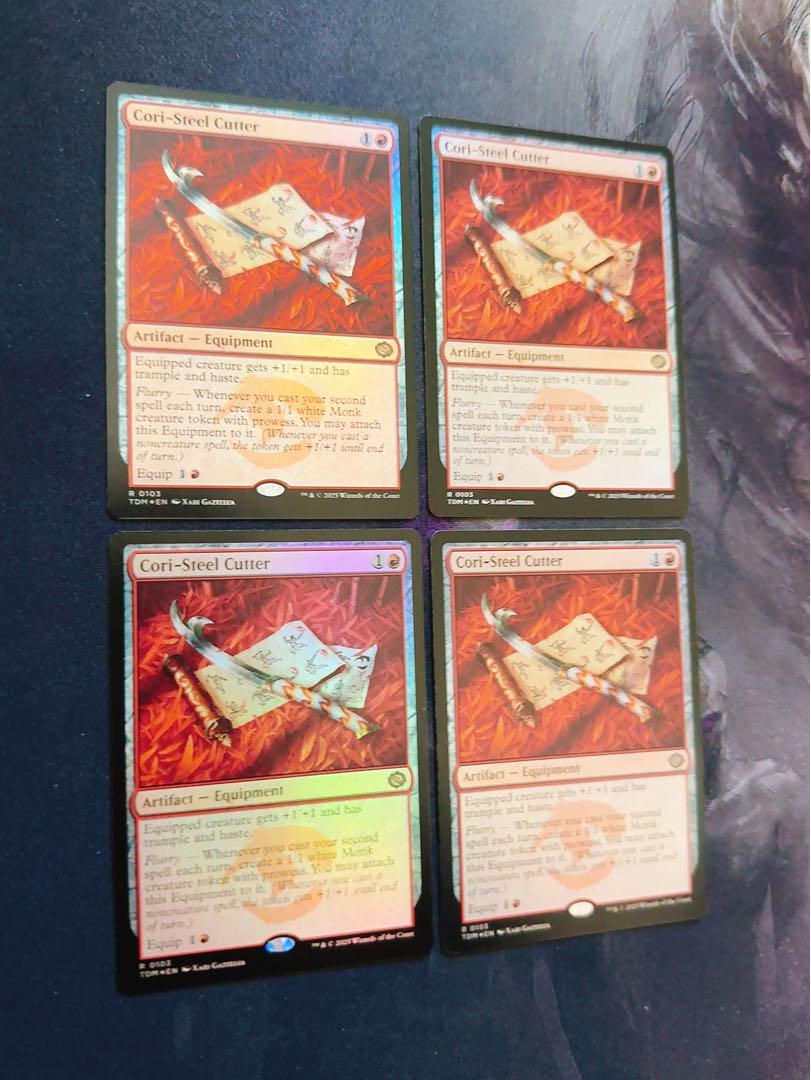 【foil】コーリ鋼の短刀　英語　4 枚セット コーリ鋼の短刀FOIL4枚セット コーリ鋼の短刀/Cori-Steel Cutter