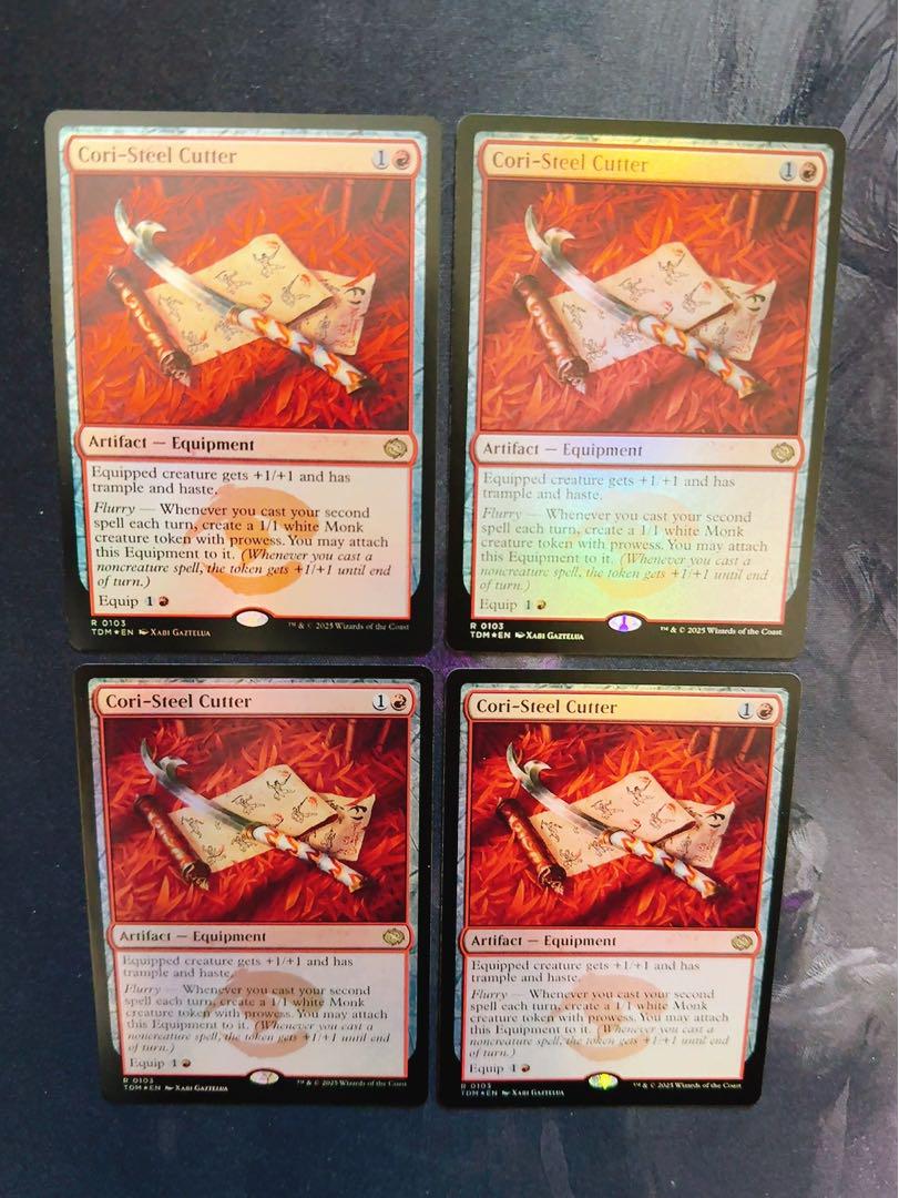 【foil】コーリ鋼の短刀　英語　4 枚セット コーリ鋼の短刀FOIL4枚セット コーリ鋼の短刀/Cori-Steel Cutter