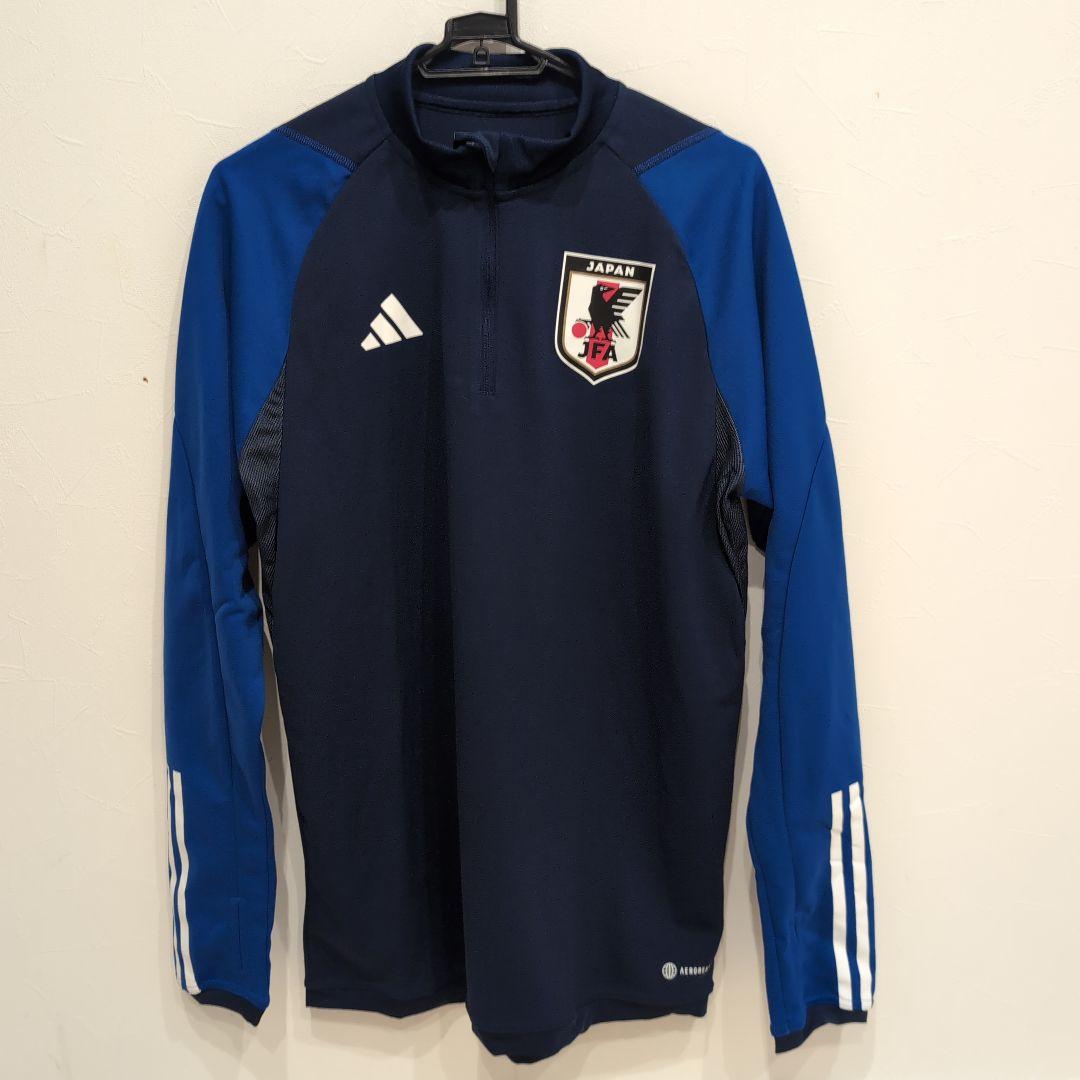 adidas 日本代表 長袖シャツ ネイビー　３XＬサイズ　非売品　選手支給品