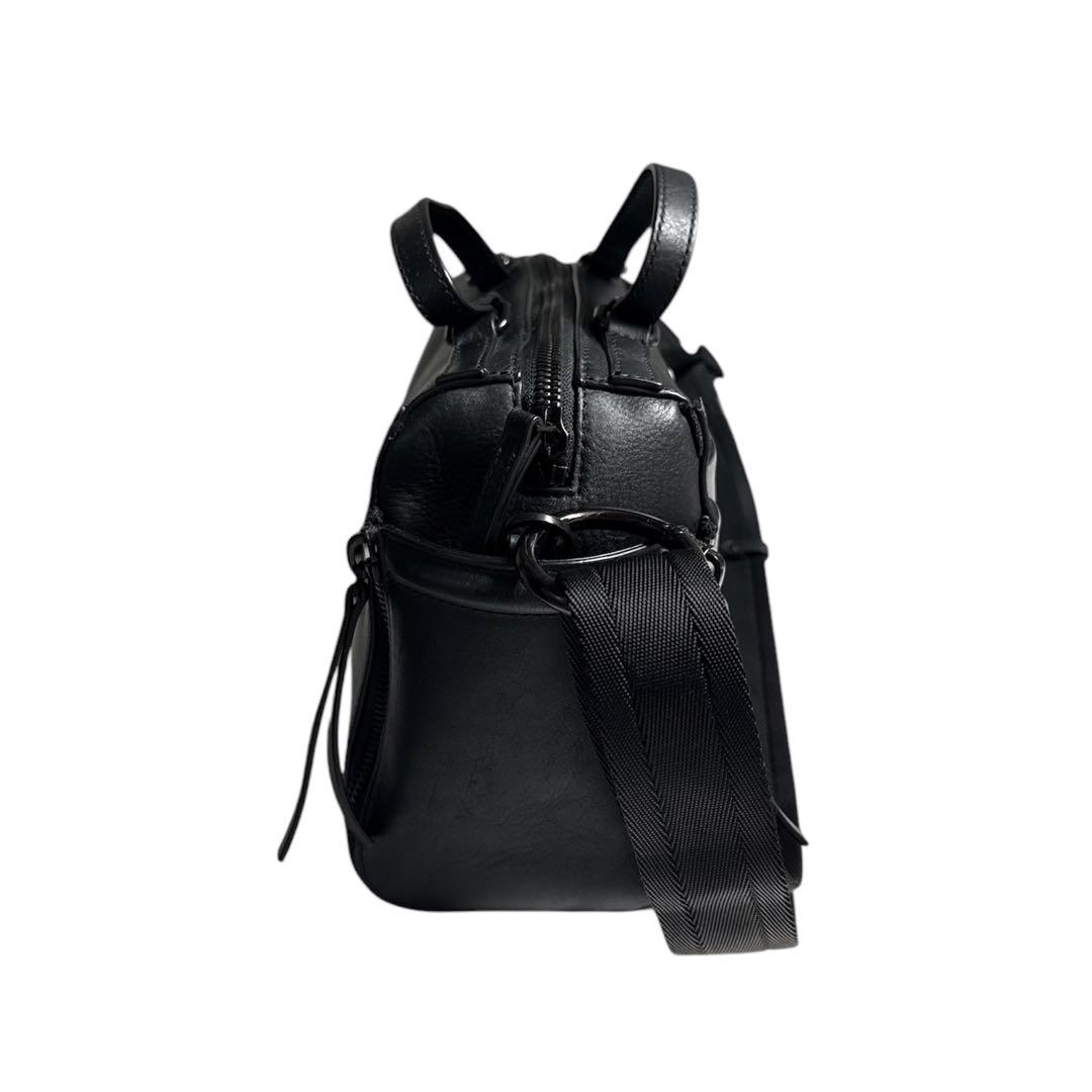 ✨未使用品級✨DIESEL ハンドショルダーバッグ 2way ブラック レザー