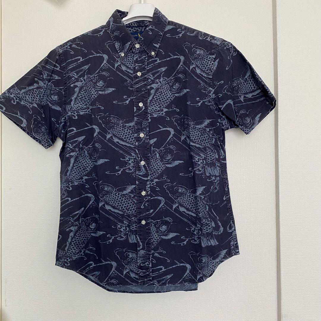 ラルフローレン 柄シャツ 鯉柄 L