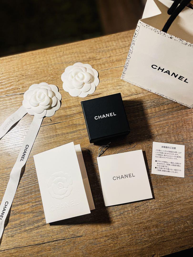 CHANEL パールクリスタルピアス
