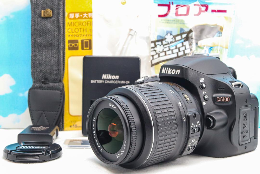 Nikon D5100⭐️スマホに転送♪⭐️届いてすぐ使える！⭐️自撮りラクラク