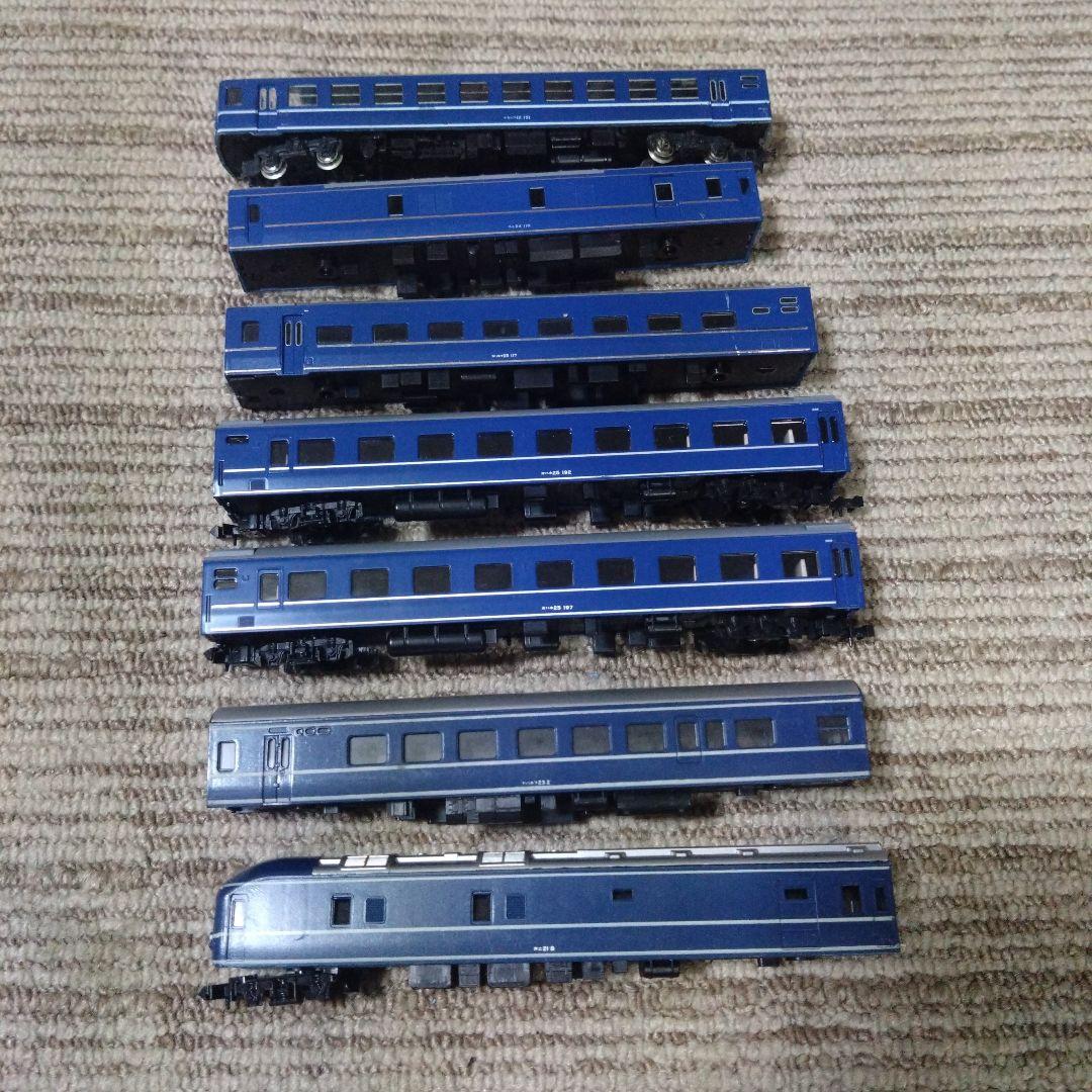 鉄道模型 Nゲージ ジャンク品客車まとめて8両 20系 12系 24系25