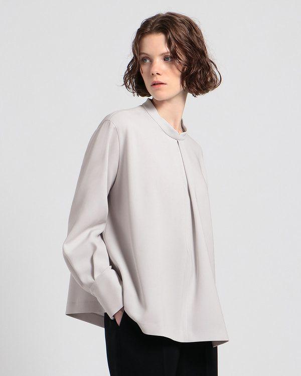 ずっと気になってた 25SS新作*定価3.5万 Luve Walli Blouse アイスグレー38 トップス
