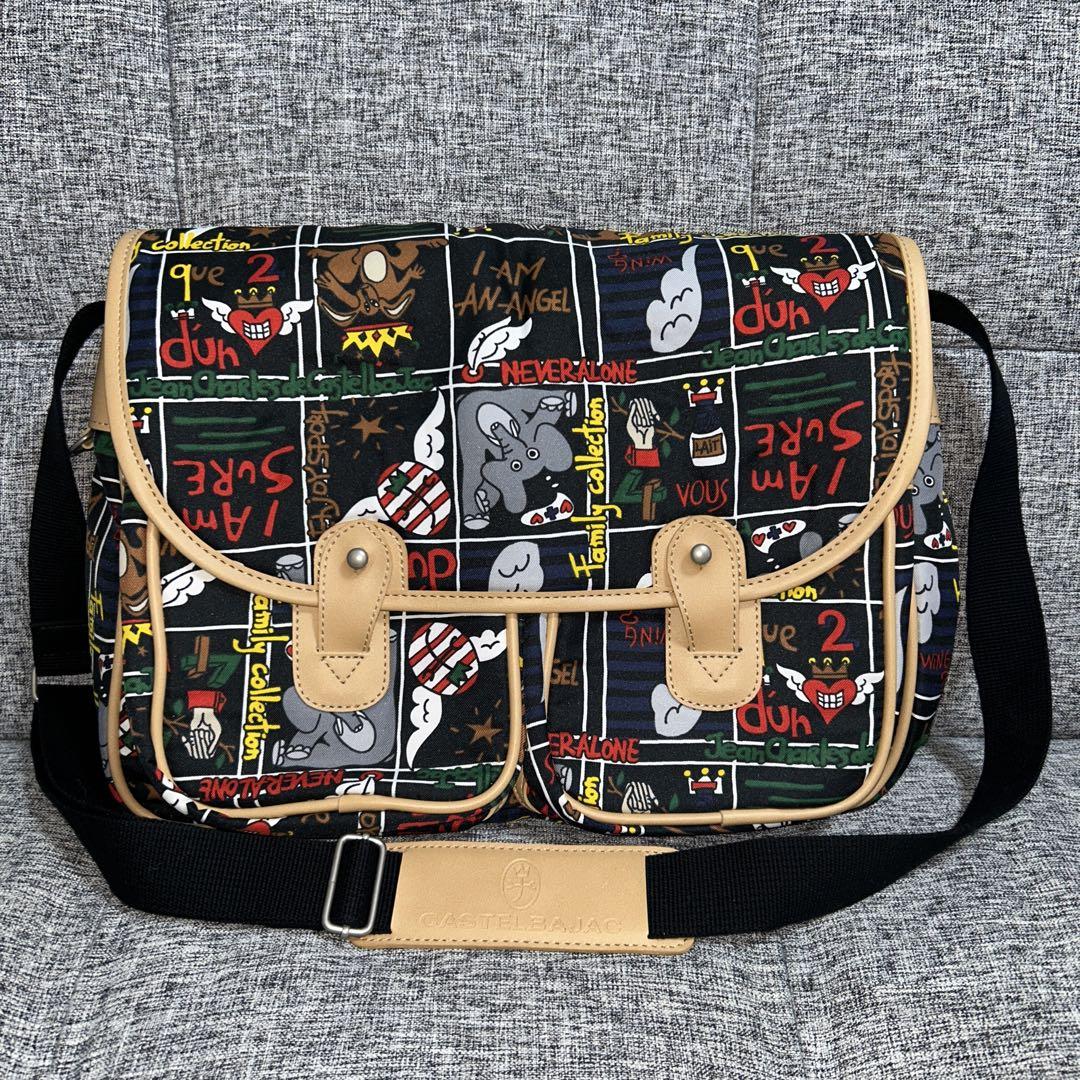激安直営店 カステルバジャック ショルダー メッセンジャー バッグ 動物 バッグ