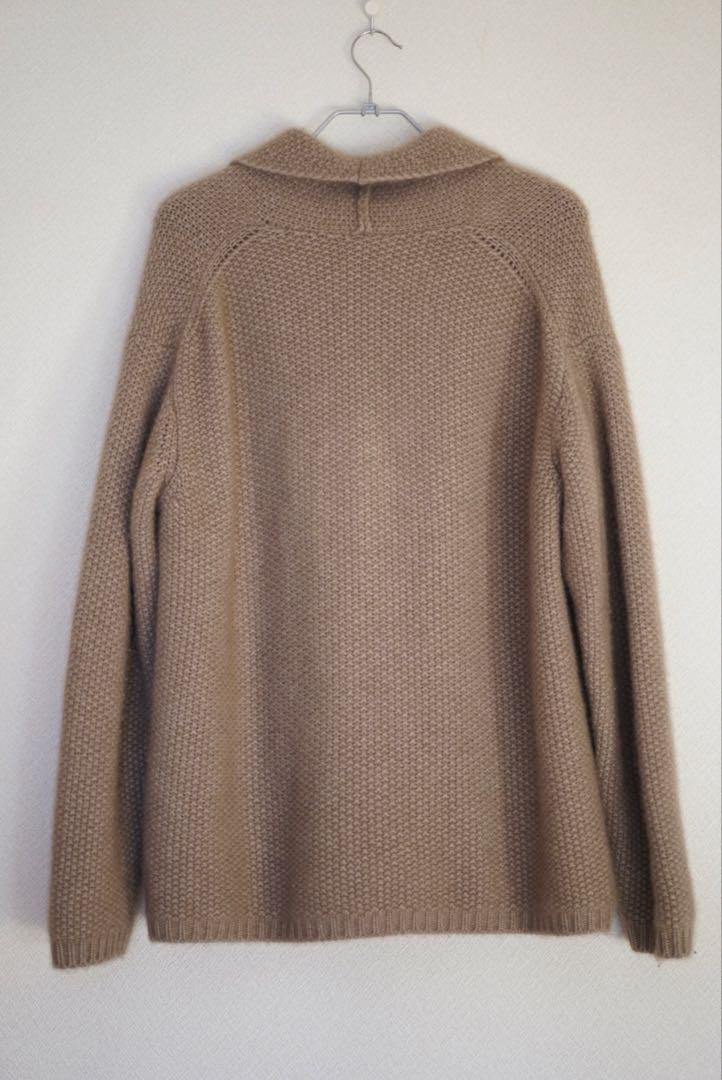 オーラリー BABY CASHMERE KNIT SHAWL COLLOR