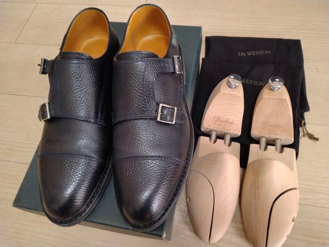 ダブルモンク シューツリー付25cm