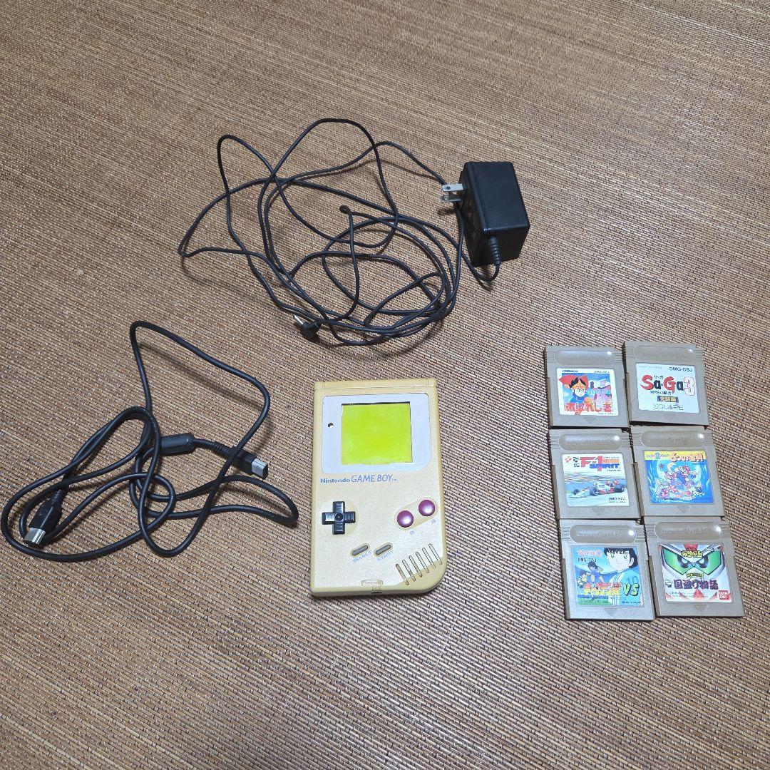 Nintendo ゲームボーイ+6本セット+ACアダプター+通信ケーブル