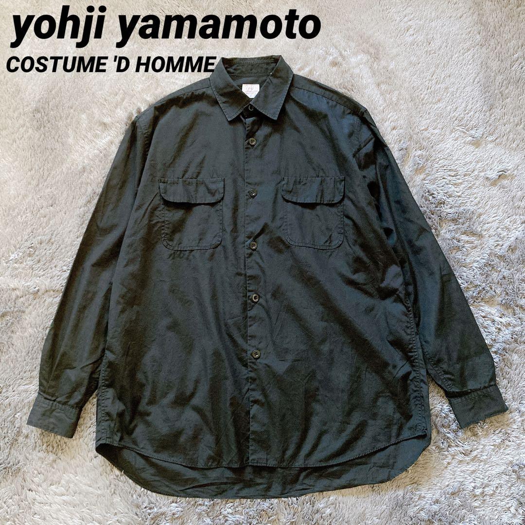 yohji yamamoto COSTUME 'D HOMME シャツ 長袖 2 絶妙なデザイン www