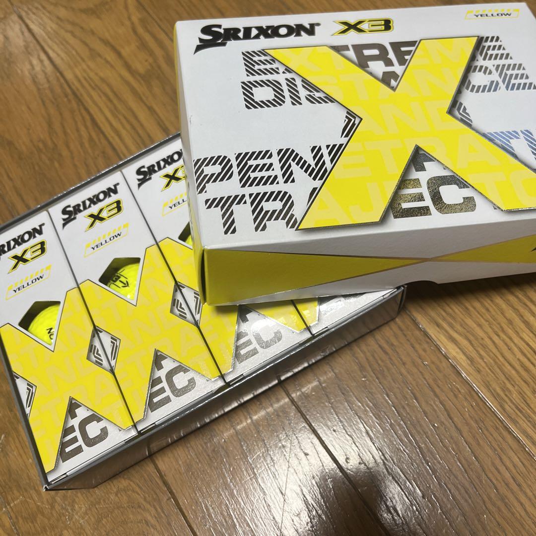 スリクソンX3 イエロー Amazon.co.jp: DUNLOP ダンロップゴルフボール SRIXON X3 2022年