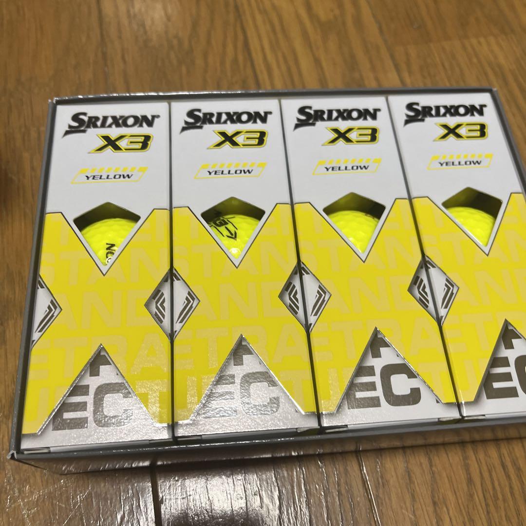 スリクソンX3 イエロー Amazon.co.jp: DUNLOP ダンロップゴルフボール SRIXON X3 2022年