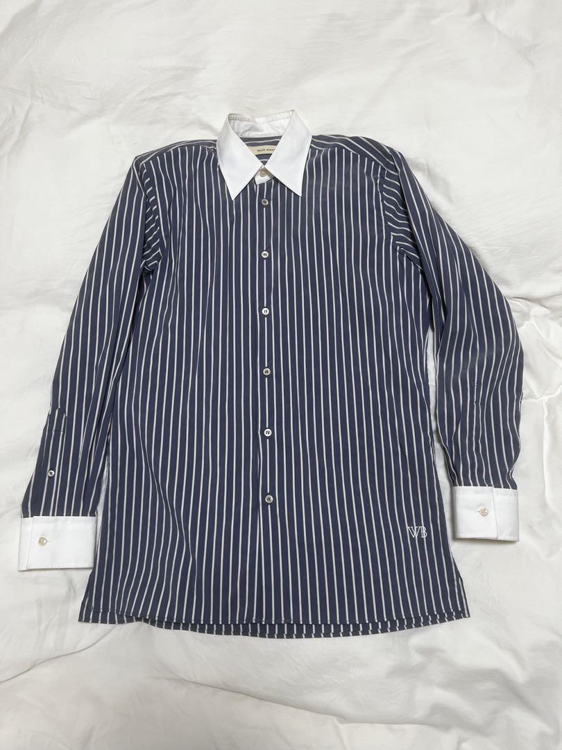 wales bonner 23ss クレリックストライプシャツ