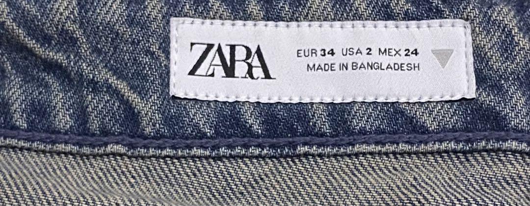 ⭕️もうこれ以上は値下げしません！このお値段です！ZARA カーゴジーンズBLUE