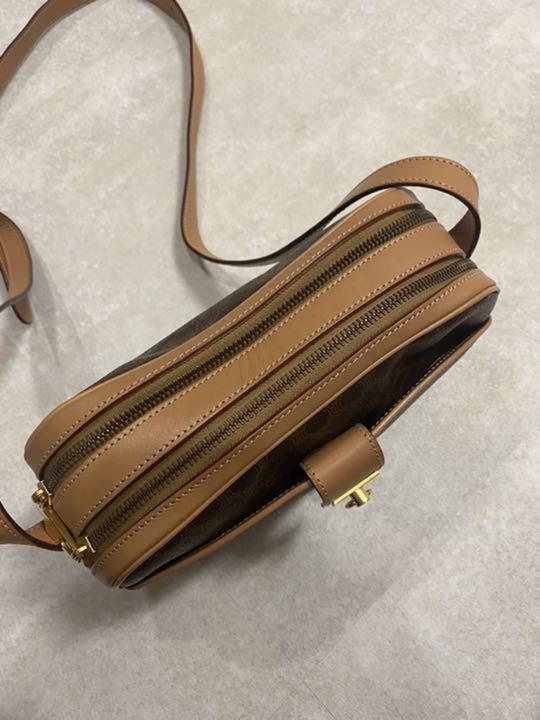 CELINE セリーヌ マカダム柄 ガンチーニ ロゴ金具 ショルダーバッグ 画像3